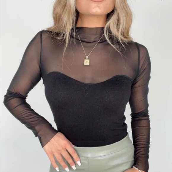 What You See Mesh Top - Picture 2 of 7